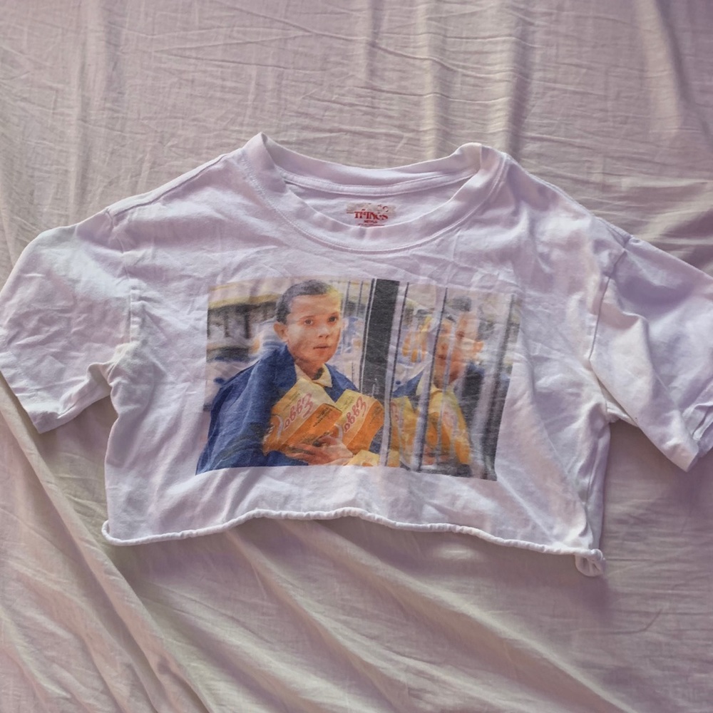 Forever 21 stranger things crop top